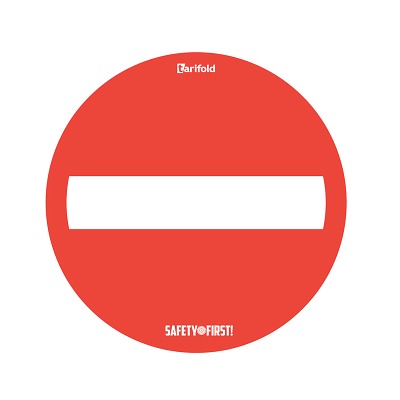 Tarifold Bodenmarkierung Warnmatte, Kein Durchgang