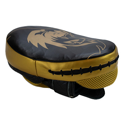 Thumbnail - Super Pro Boxpratzen "Curved", Schwarz-Gold