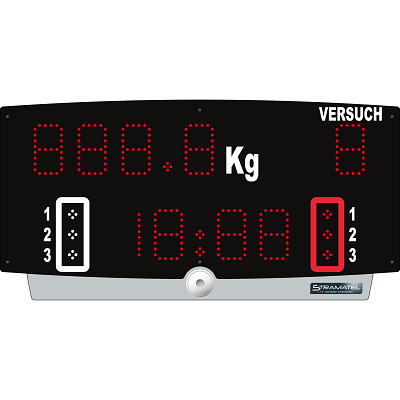 Stramatel Anzeigetafel „H-TOP“, Akkubetrieb