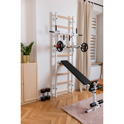 Thumbnail - BenchK Sprossenwand Fitness-System "733", 733W, Weiß