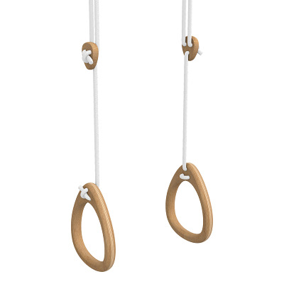 Lillagunga Turnringe-Set "Rings", Weiß, 2,8-3,8 m