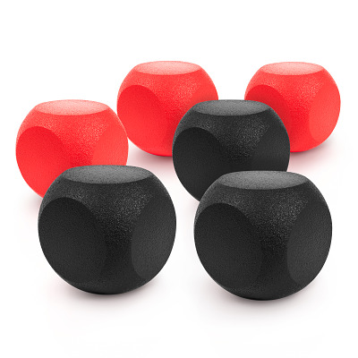 Sport-Thieme Turnwürfel-Set "Cuby", Rot-Schwarz