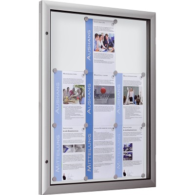 Schaar Design Flachschaukasten Hochformat, 800x1025x43 mm, Rückwand: Anthrazit