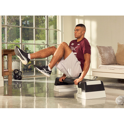 Thumbnail - Reebok Aerobic-Stepper "The Original", Schwarz-Weiß