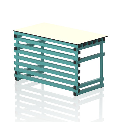 Sport-Thieme Schwimmbad-Schreibtisch by Vendiplas, Aqua