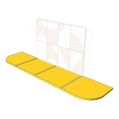 Blockids Kletter- und Bouldermatte "School", Kletterwand Indoor 8