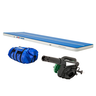 Sport-Thieme AirTrack-Set "School 20" by AirTrack Factory, 8x2x0,2 m, Inkl. Profi-Handgebläse
