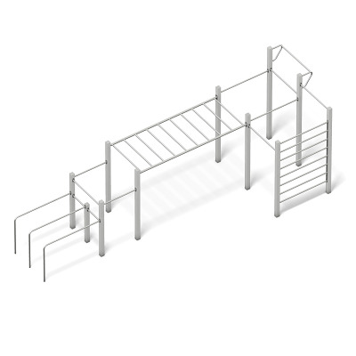 Thumbnail - Playparc Calisthenics-Anlage "Hyper Crazy-Bars"