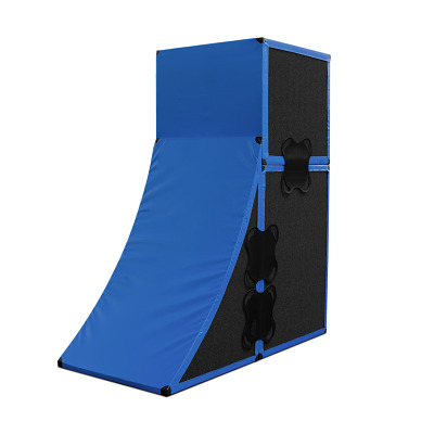 Sport-Thieme Parkour Wall "Pro", Blau-Schwarz, Klein