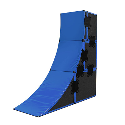 Sport-Thieme Parkour Wall "Pro", Blau-Schwarz, Groß