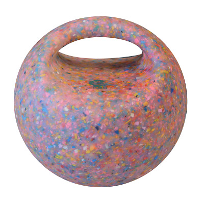 Trial Medizinball mit Griff "Recycle", 0,8 kg