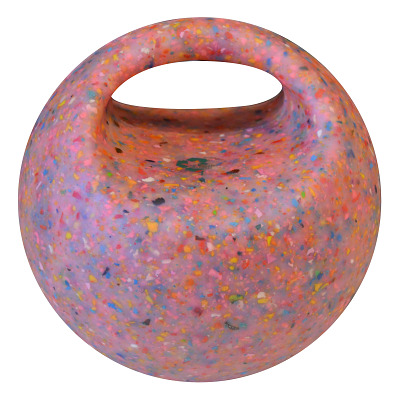 Trial Medizinball mit Griff "Recycle", 1 kg