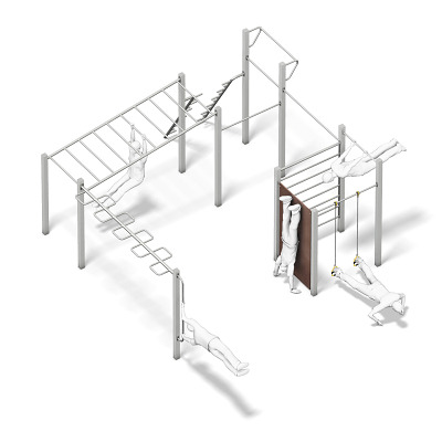 Playparc Calisthenics-Anlage 4FCICRLE "Discovery"