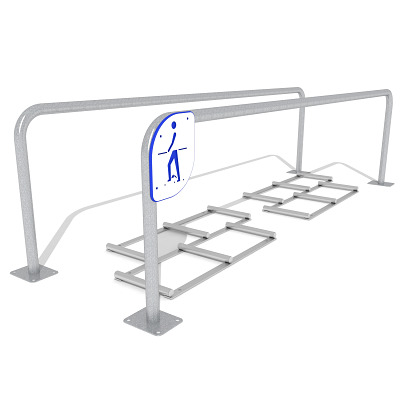 Thumbnail - Agapito Outdoor-Fitnessgerät "Hindernisparcours", Fix