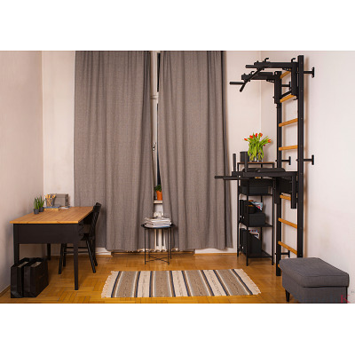 Thumbnail - BenchK Sprossenwand Fitness-System "732", 732B, Schwarz