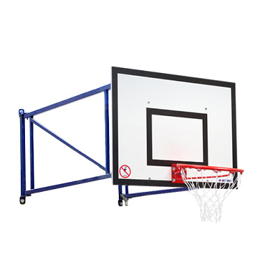 Sport-Thieme Basketball-Wandanlage "Schwenk-und höhenverstellbar", Mauerwerk