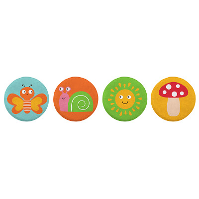 Thumbnail - Achoka Sitzkissen "Happy Morning Dots"
