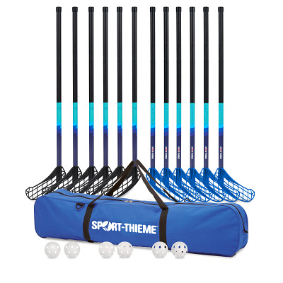 Sport-Thieme Floorballschläger-Set "Captain", Mit Schlägertasche
