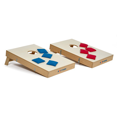 Sport-Thieme Cornhole-Set "Turnier", Wurfsäckchen Kunststoff