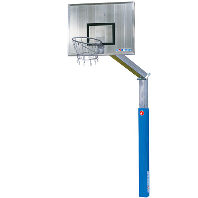 Sport-Thieme Basketballanlage "Fair Play 2.0" mit Kettennetz, Korb "Outdoor" abklappbar