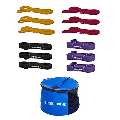 Sport-Thieme Rubberbands-Set "Powerband - Schule & Verein"