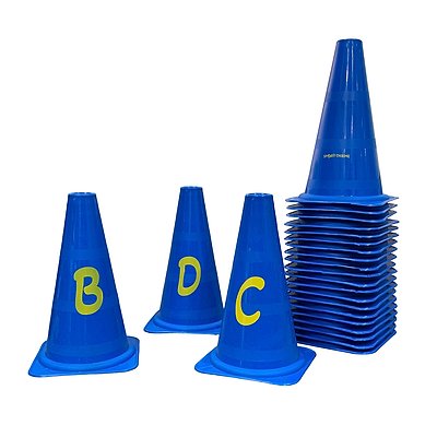 Sport-Thieme Markierungskegel-Set "Zeichen", Buchstaben A-Z