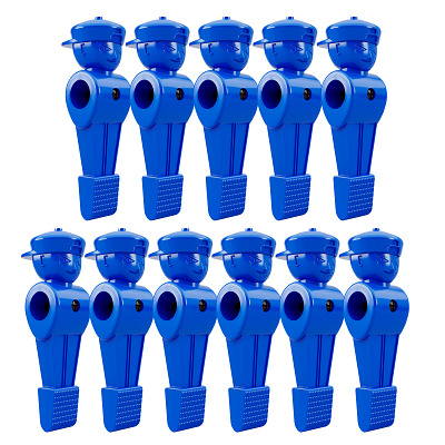 Sportime Kickerfigur "Connect & Play", Blau, 11er Team inkl. Schrauben und Muttern