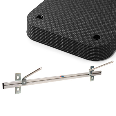 Sport-Thieme Gymnastikmatten-Set "Komfort", Schwarz