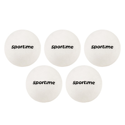 Sportime Kickerbälle-Set Guardian, 5 Stück Weiß