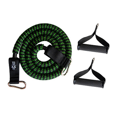 Sport-Thieme Fitness-Tube "Premium" mit Griffen, Grün-Schwarz, 13,7 kg