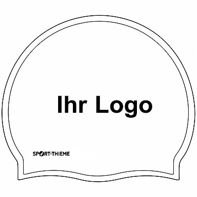 Sport-Thieme Schwimmkappe "Silikon", bedruckbar, Beidseitig