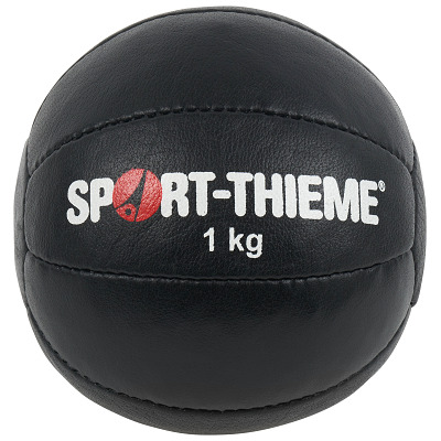 Sport-Thieme Medizinball Schwarz, 1 kg, 18 cm