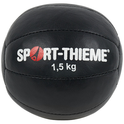 Sport-Thieme Medizinball Schwarz, 1,5 kg, 19 cm