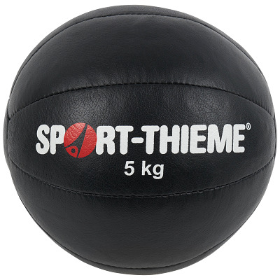 Sport-Thieme Medizinball Schwarz, 5 kg, 28 cm