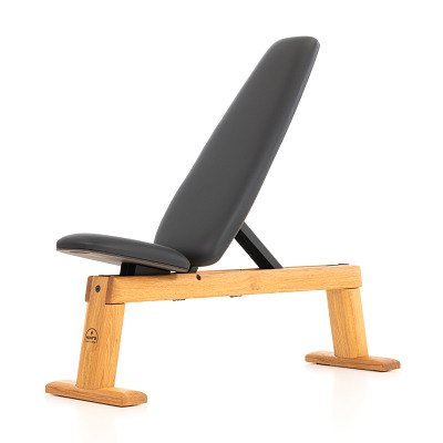 Nohrd Hantelbank "Weight Bench", Eiche, Echtleder
