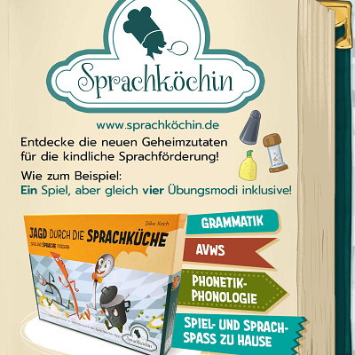 Sprachköchin Lernspiel 