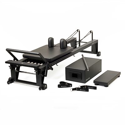 Merrithew Pilates-Reformer "V2 Max Reformer Bundle", Jet Black