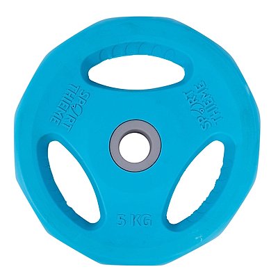 Sport-Thieme Hantelscheibe "Gummi" für Pumpset, 5 kg