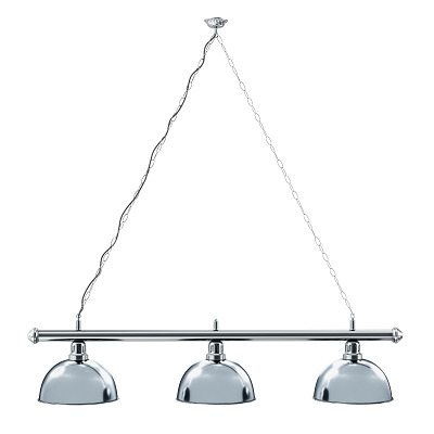 Sportime Billardlampe Casino Chrome, Silber