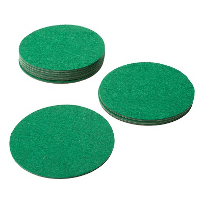 Sportime Filzscheiben-Set für Airhockey Pusher, 60 mm