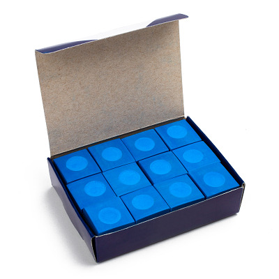 Sportime® Billardkreide Gold Cup, Blau
