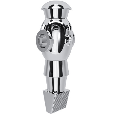 Thumbnail - Automaten Hoffmann Kickerfigur "Golden Goal" ohne Gewichtsausgleich, Chrom, Einzeln