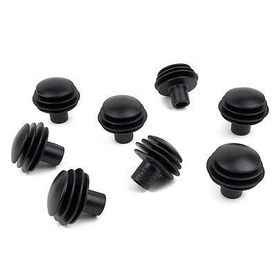 Sportime Abdeckkappen-Set für Kickerstangen, 13 mm