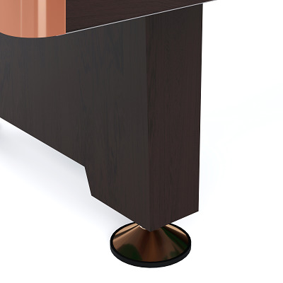 Thumbnail - Automaten Hoffmann Billardtisch "Club Pro III" Dekor Nussbaum, EuroSpeed, Grün, 7 ft (Spielfeld 198x99 cm)