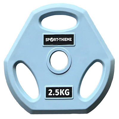 Sport-Thieme Hantelscheibe "PU" für Pumpset, 2,5 kg, Pastellblau