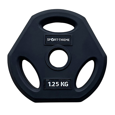 Sport-Thieme Hantelscheibe "PU" für Pumpset, Schwarz, 1,25 kg
