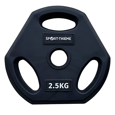 Sport-Thieme Hantelscheibe "PU" für Pumpset, Schwarz, 2,5 kg