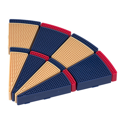 Thumbnail - Kings Dart Dart-Segmente-Set für Dartscheibe "Cabinett Profi", Blau-Beige