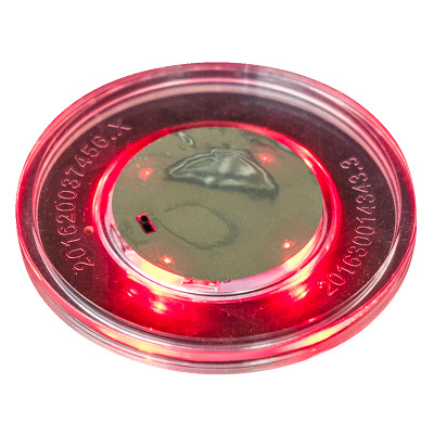 Carromco Airhockey Puck LED, ø 65 mm, Rot
