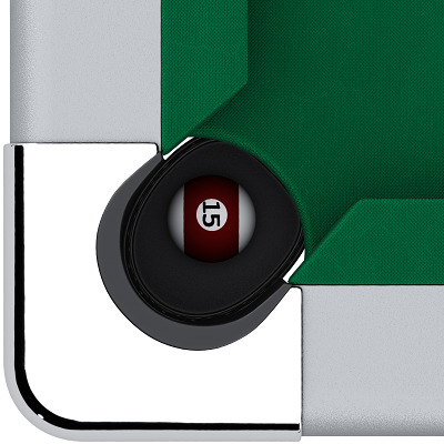 Thumbnail - Automaten Hoffmann Billardtisch "Club Pro III" Dekor Grau, EuroSpeed, Grün, 7 ft (Spielfeld 198x99 cm)